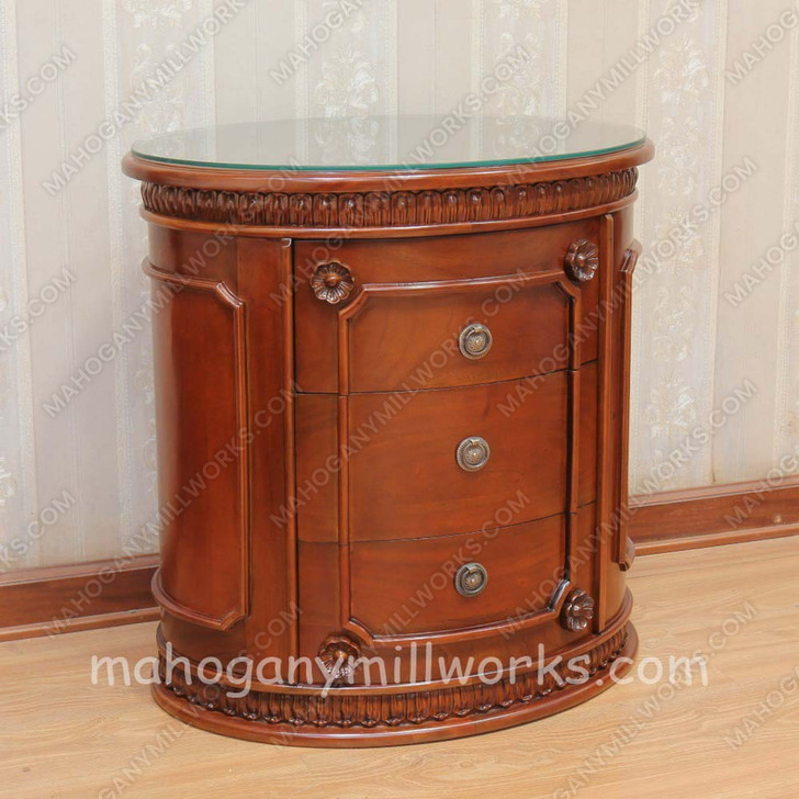 Walnut English Victorian Panel Bed