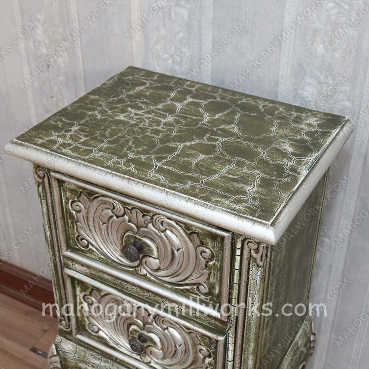 3pc Painted Florentine Venetian Bedroom Set