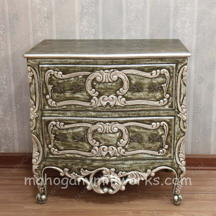 3pc Painted Florentine Venetian Bedroom Set