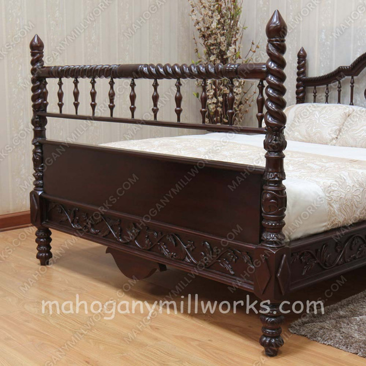 Dark Walnut Turkish Bed