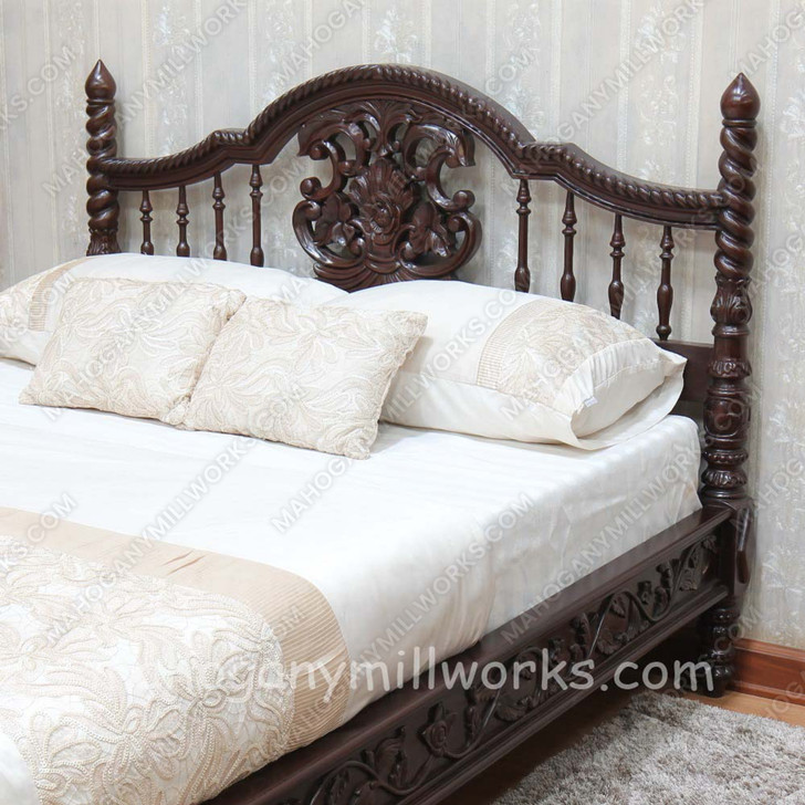 Dark Walnut NC Turkish Bed