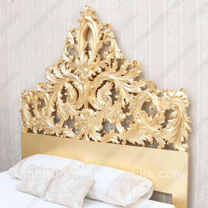 Gold Leaf French Ornate Bed