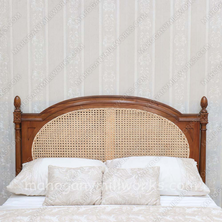 French Josephine Bed With Wicker Panel