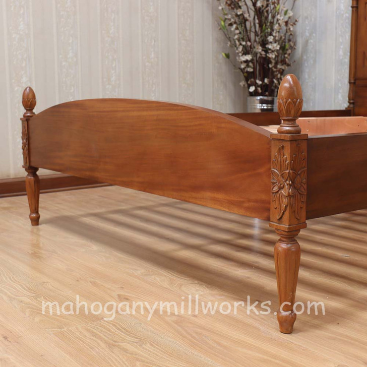 French Josephine Bed With Wicker Panel