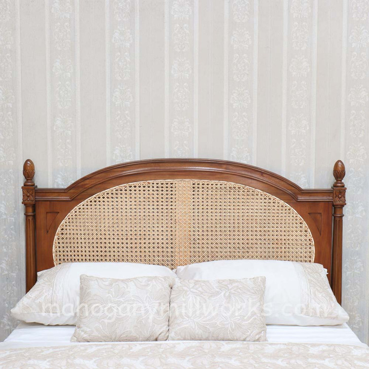 French Josephine Bed With Wicker Panel
