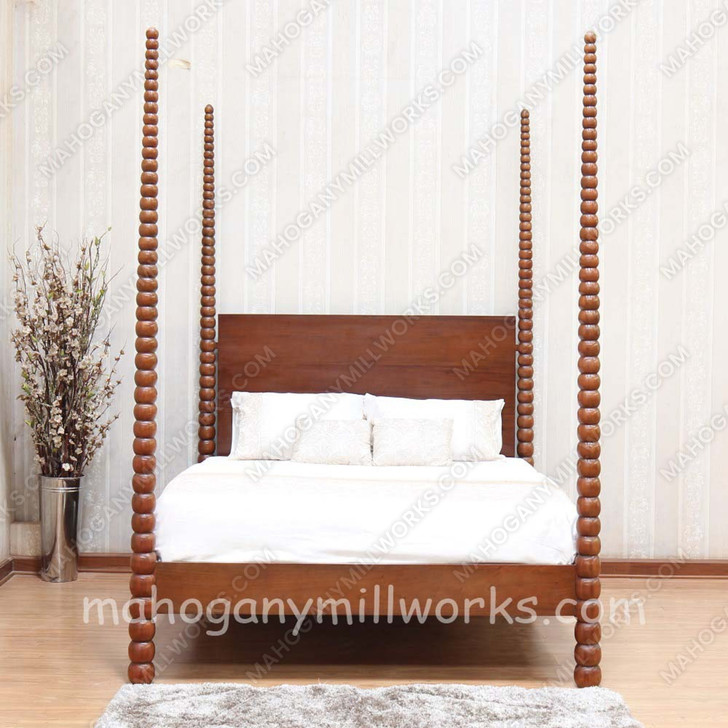 Bobbin Turned Four Poster Bed (several finish options)