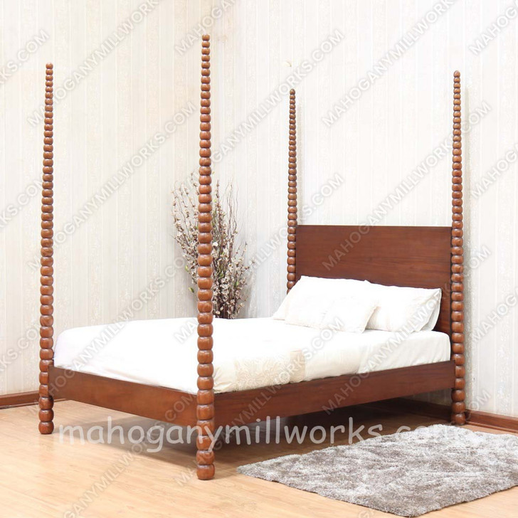 Bobbin Turned Four Poster Bed (several finish options)