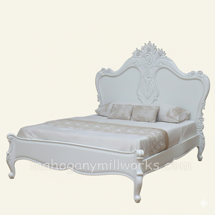 Painted Baroque Bed