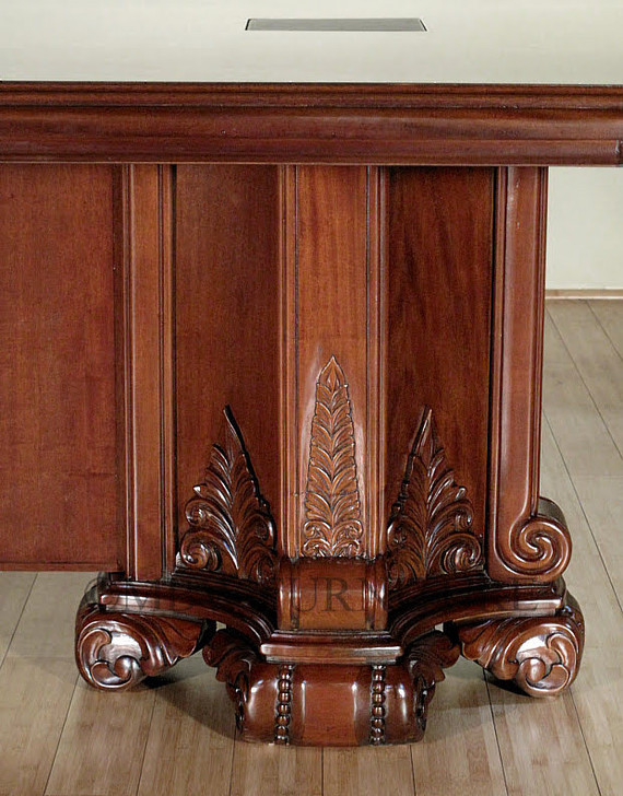 24ft Walnut Executive Conference Room Table