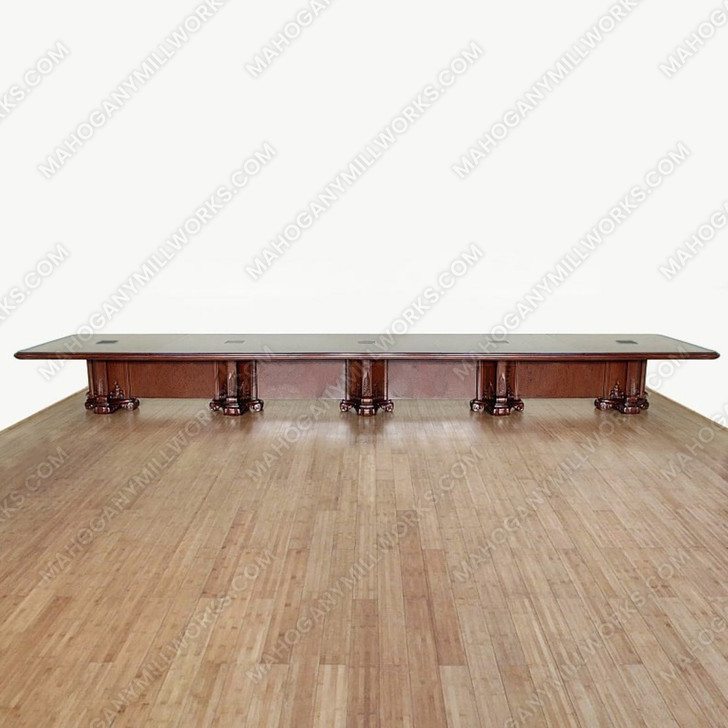 24ft Walnut Executive Conference Room Table
