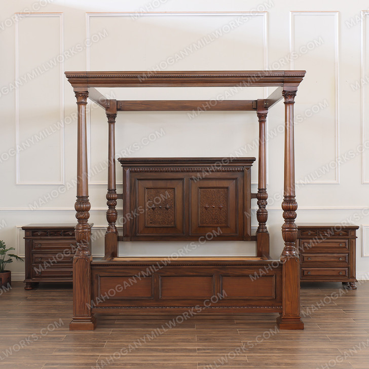 Casablanca 3pc Four Post Canopy Bedroom Set