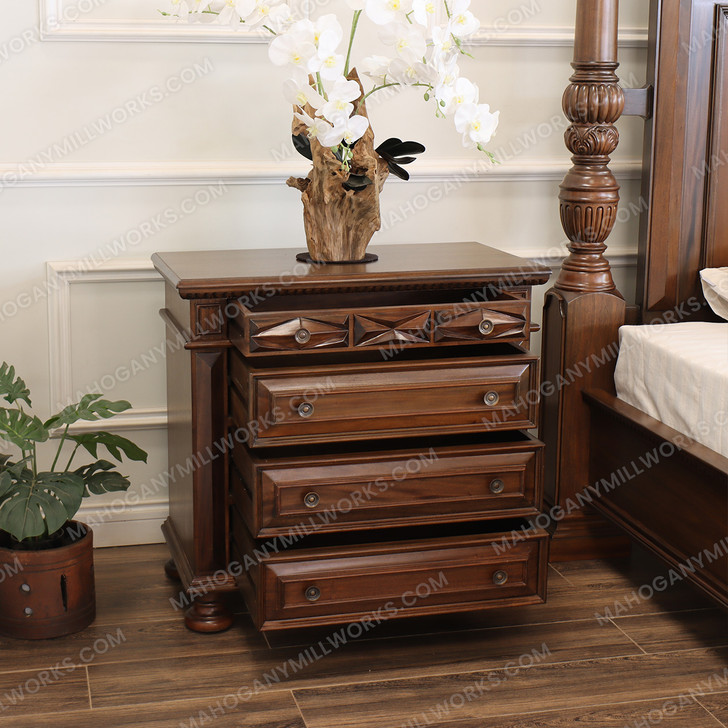 Casablanca Four Post Canopy Bedroom Set of 3