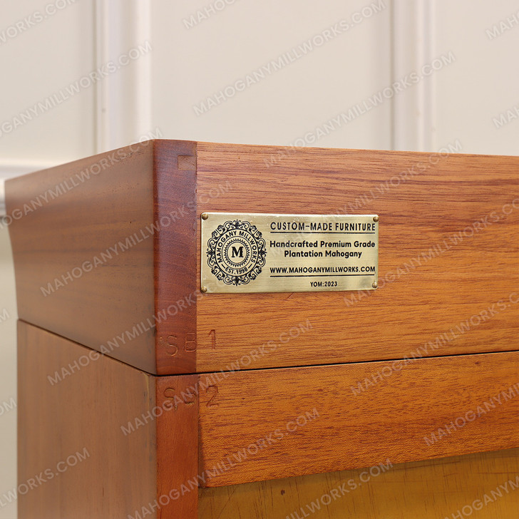 Mahogany 3-stack Barrister Lawyer's Bookcase