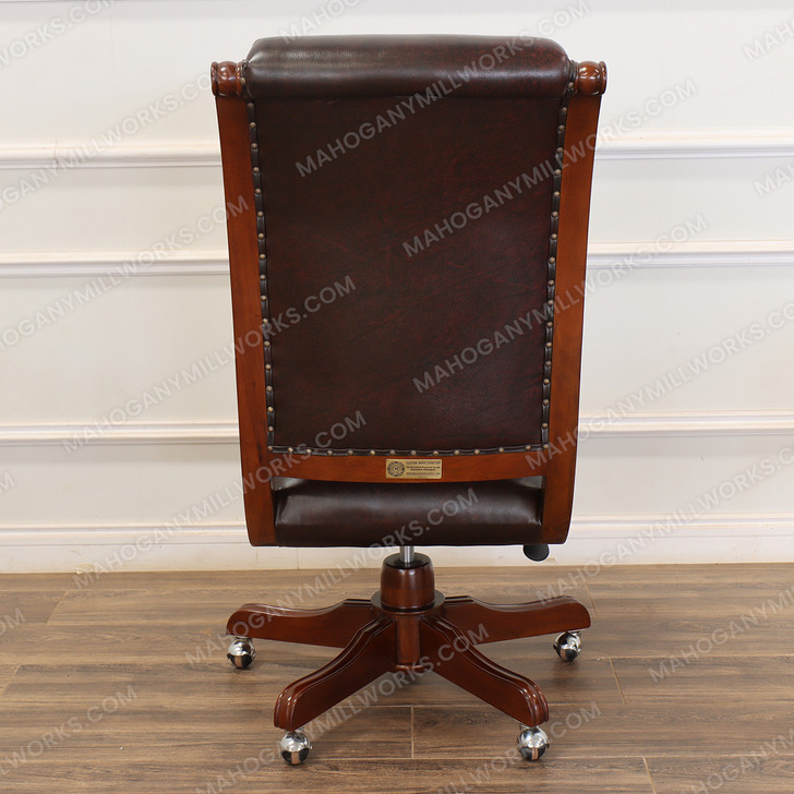 Genuine Leather Executive Office Desk Chair