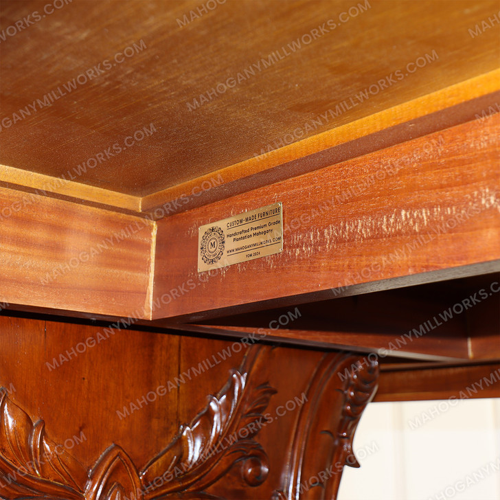 6ft Renaissance Revival Mahogany Trestle Dining Table