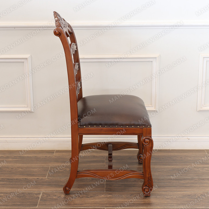 Ladder Back Dining Side Chairs Pair (2)