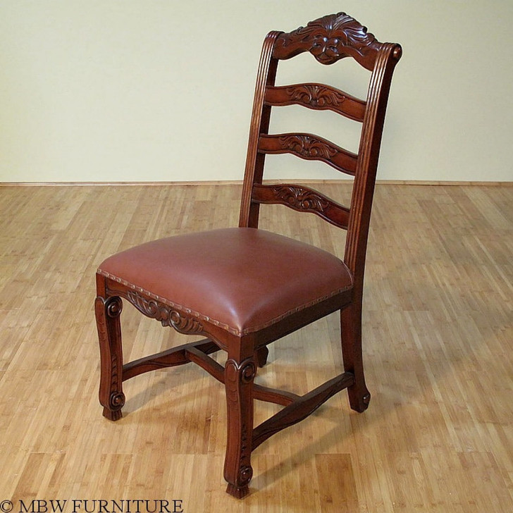 Ladder Back Dining Side Chairs Pair (2)