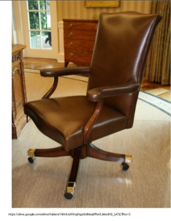 Replica of Obama’s Oval Office Desk Chair