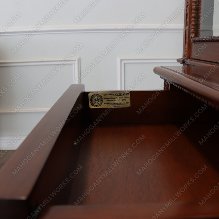 Large Mahogany Resolute Credenza Bookcase