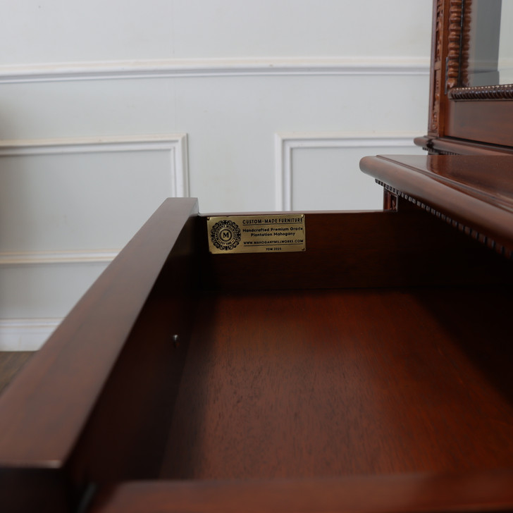 Large Mahogany Resolute Credenza Bookcase