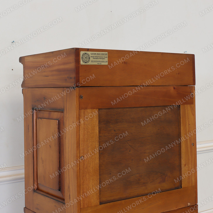 Mahogany 4-Stack Interchangeable Barrister Lawyer's Bookcase