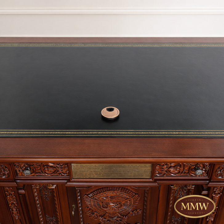 6ft Resolute Desk w/ Leather Top (72" X 36")