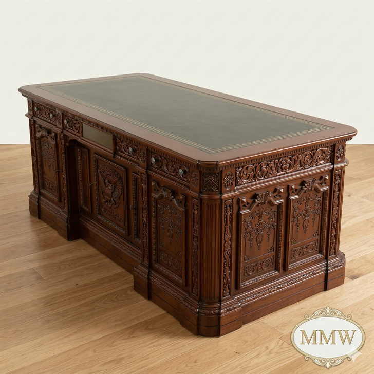 6ft Resolute Desk w/ Leather Top (72" X 36")