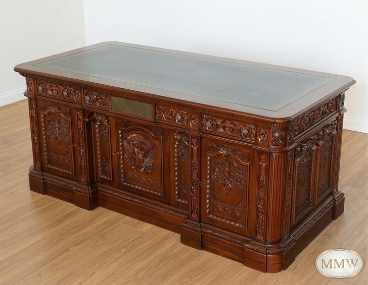 6ft Resolute Desk w/ Leather Top (72" X 36")