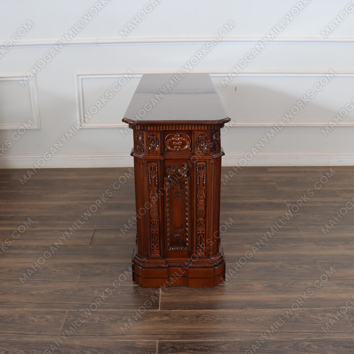 5ft Mahogany Natural Finish Presidential Resolute Office Credenza