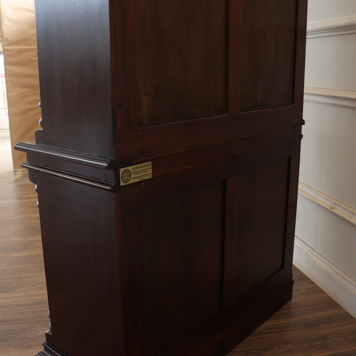 Custom Mahogany Open Bookshelf