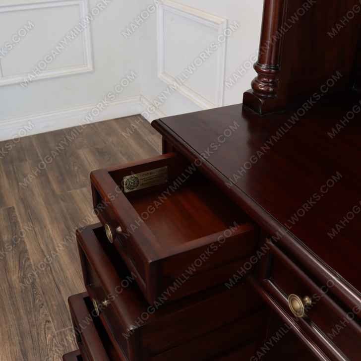 Custom Mahogany Hutch