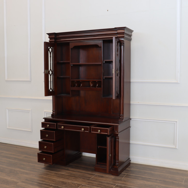 Custom Mahogany Hutch