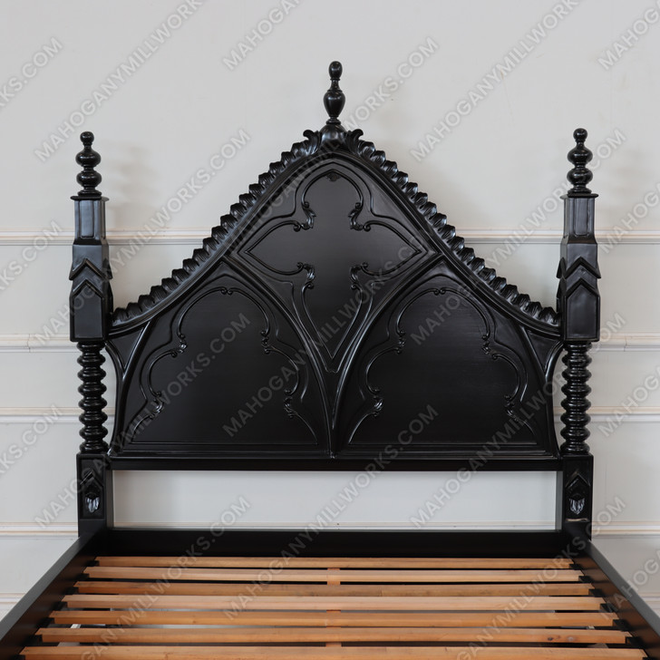Black Gothic Queen Empire Bed