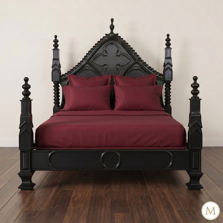 Black Gothic Queen Empire Bed