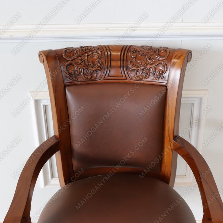 5pc Mahogany Poker/Game Table Set