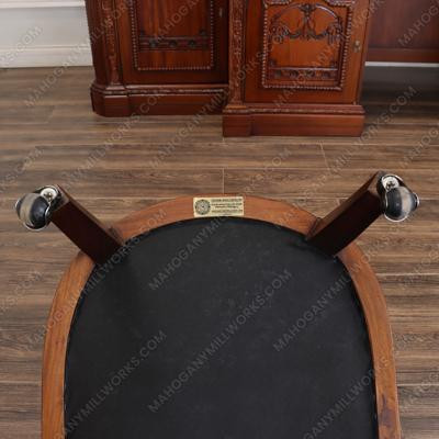 5pc Mahogany Poker/Game Table Set