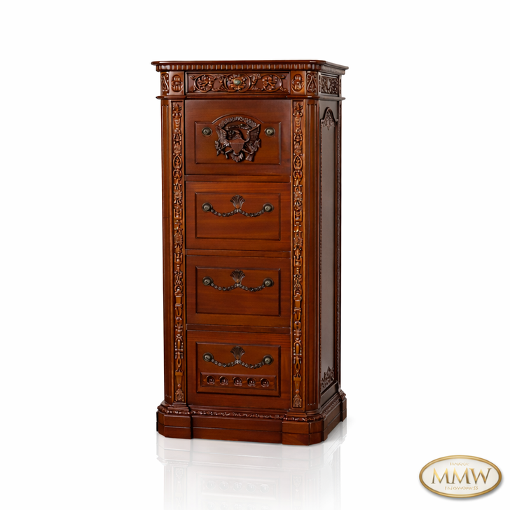 Light Walnut Resolute Filing Cabinet