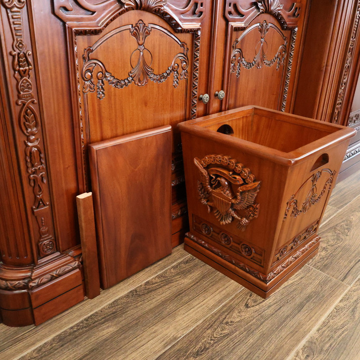 6ft Custom Natural Mahogany Resolute Desk