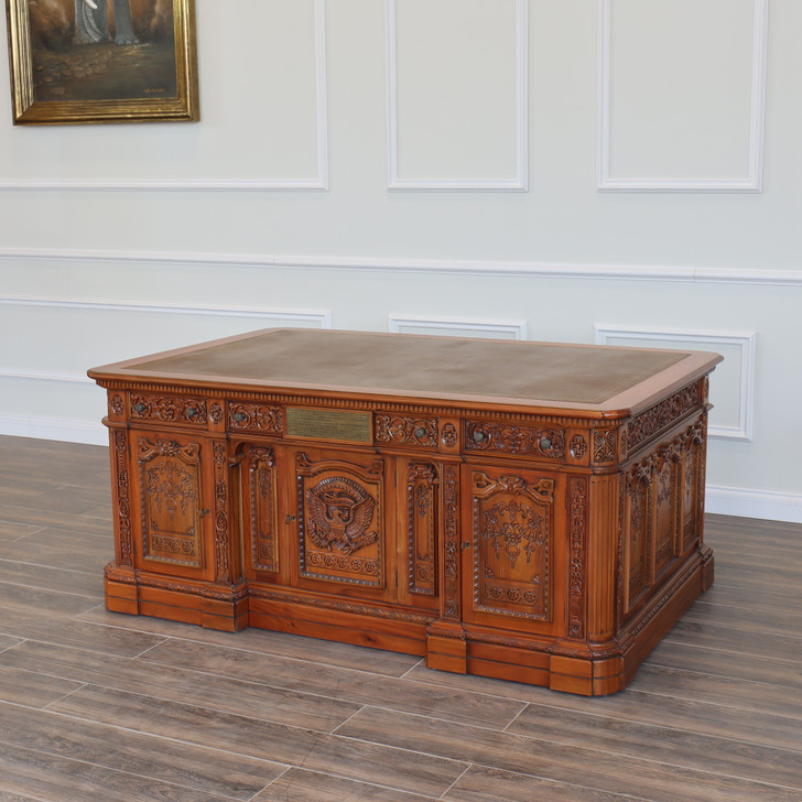 6ft Natural Mahogany Resolute Desk