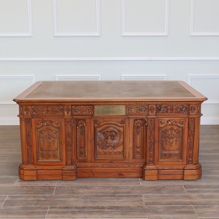 6ft Natural Mahogany Resolute Desk