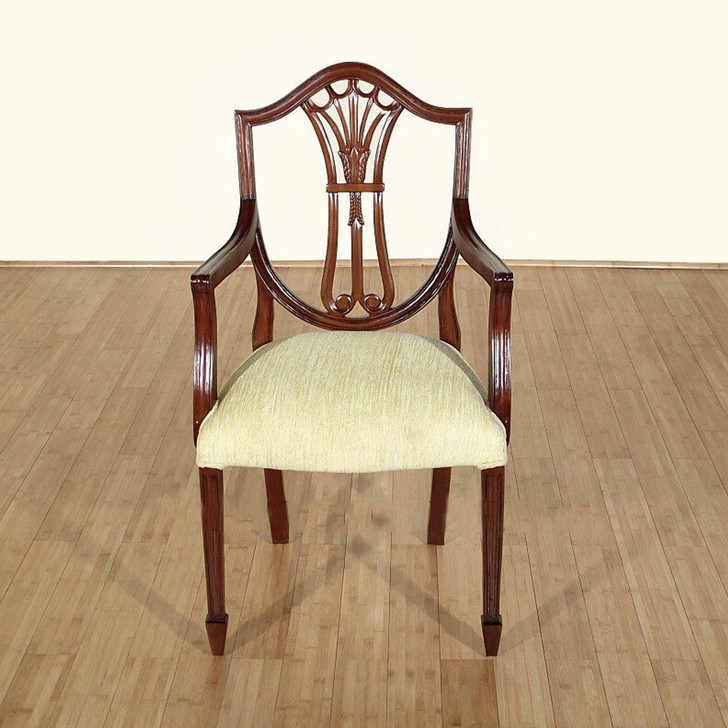 Hepplewhite Shield Back Arm Chair