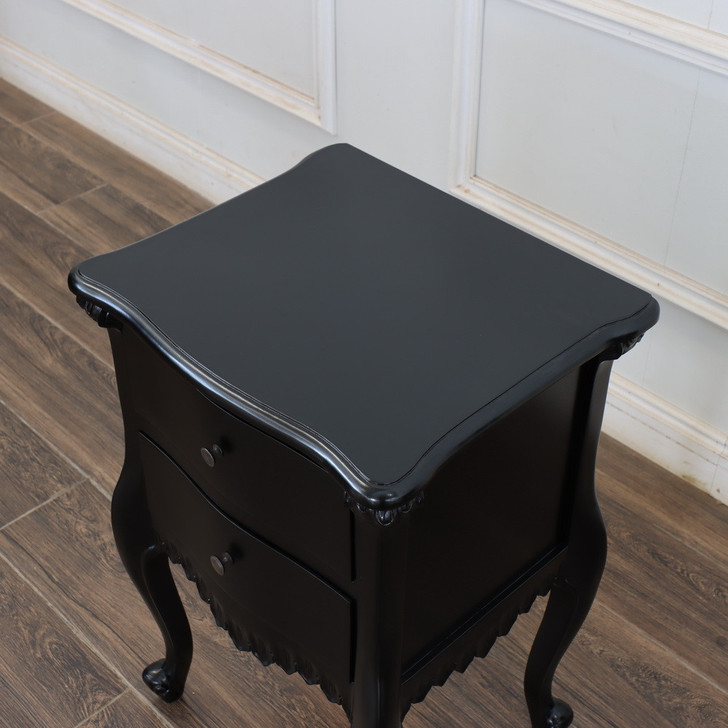 3pc Black Gothic Empire Bedroom Set