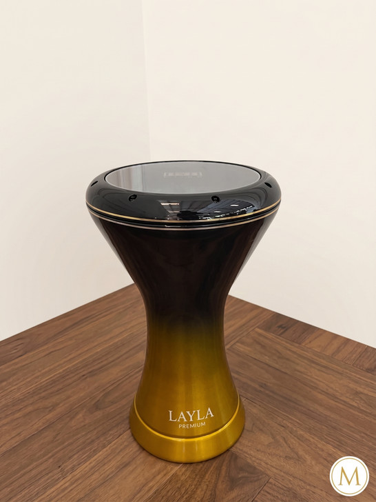 Layla Black/Gold Premium 9" Sombaty Darbuka