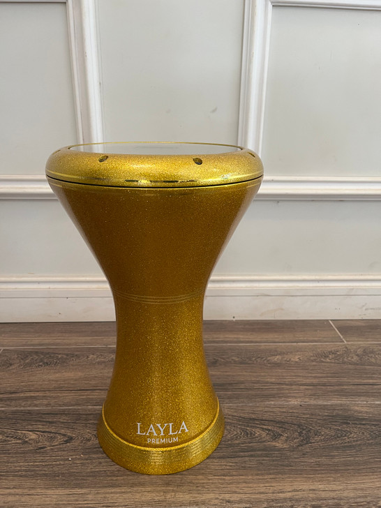 Layla Gold w/ Band Premium 9" Sombaty Darbuka