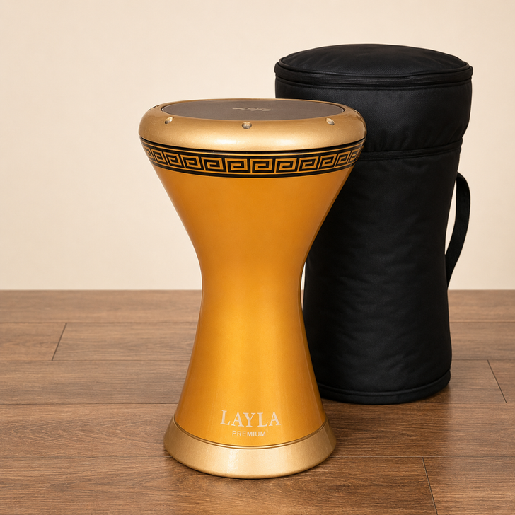 9" Layla Premium Cast Aluminum Sombaty Darbuka BL-9-1