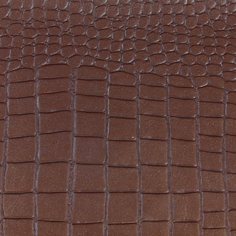 Croco Camera Brown Leather Sample