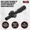 NIGHTFORCE NX6 1-6x24 F2 Capped W/E .5 MOA 4A-i Reticle Riflescope (C728)
