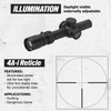 NIGHTFORCE NX6 1-6x24 F2 Capped W/E .5 MOA 4A-i Reticle Riflescope (C728)