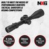 NIGHTFORCE NX6 3-18x50 F1 FieldSet .250 MOA DigIllum MOA-C Reticle Riflescope (C733)