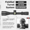 NIGHTFORCE NX6 3-18x50 F1 FieldSet .1 MRAD DigIllum MIL-C Reticle Riflescope (C734)